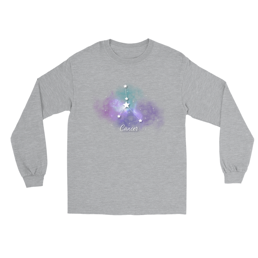 Constellation Long Sleeve Shirts-Cancer