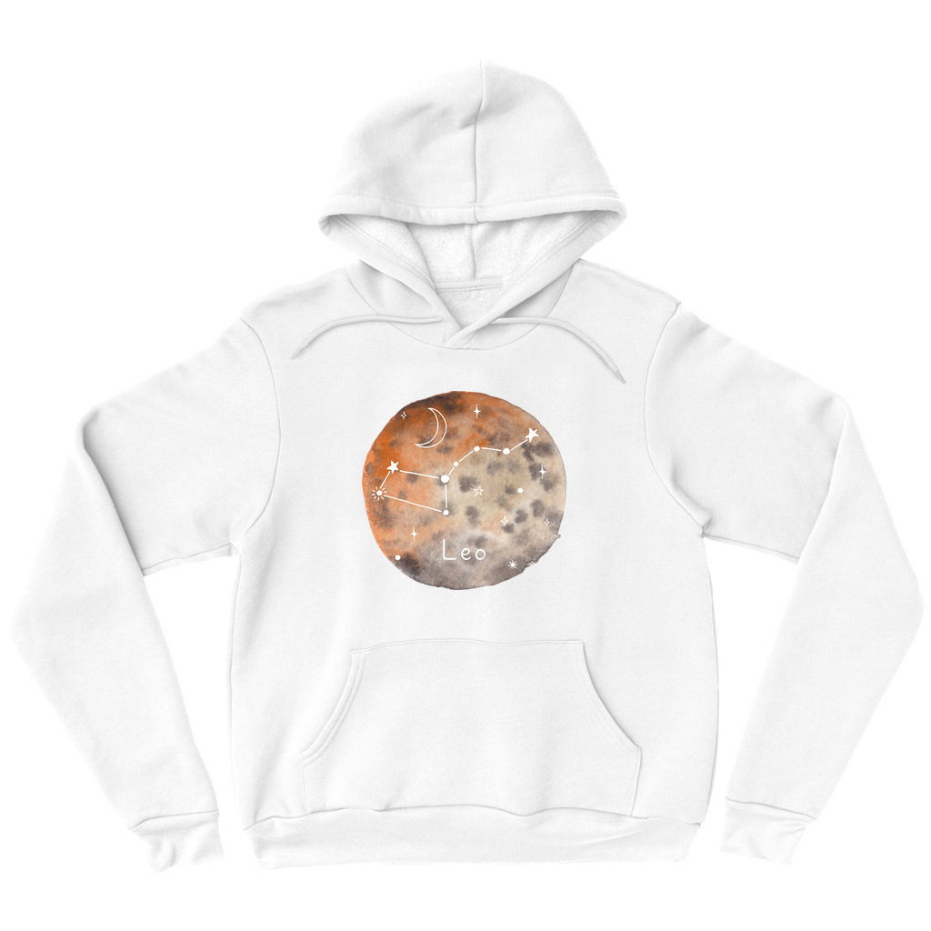 Pullover Hoodie-Leo constellation