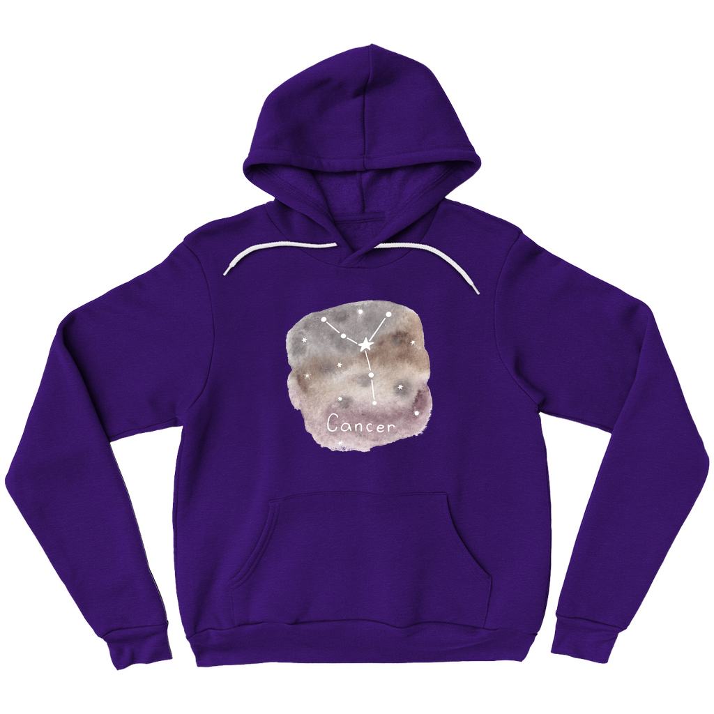 Pullover Hoodie-Cancer constellation