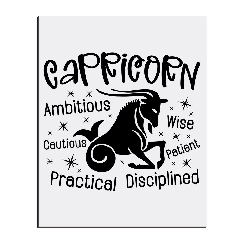 Easel Back Canvas-Capricorn