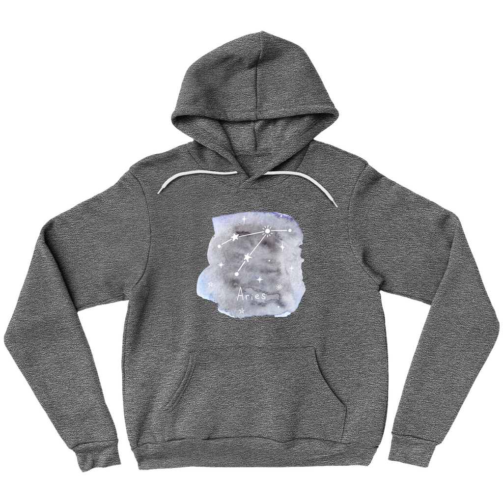 Pullover Hoodie-Aries constellation