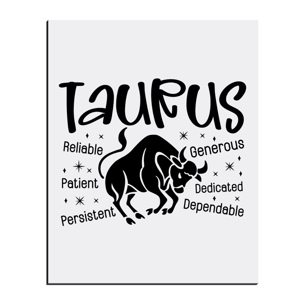 Easel Back Canvas-Taurus