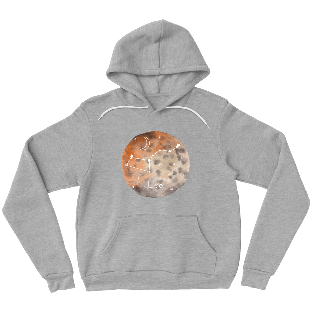 Pullover Hoodie-Leo constellation