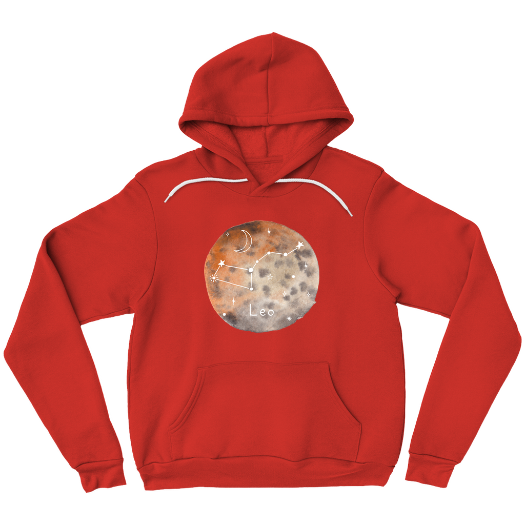 Pullover Hoodie-Leo constellation