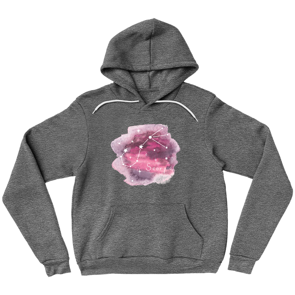 Pullover Hoodie-Scorpio constellation