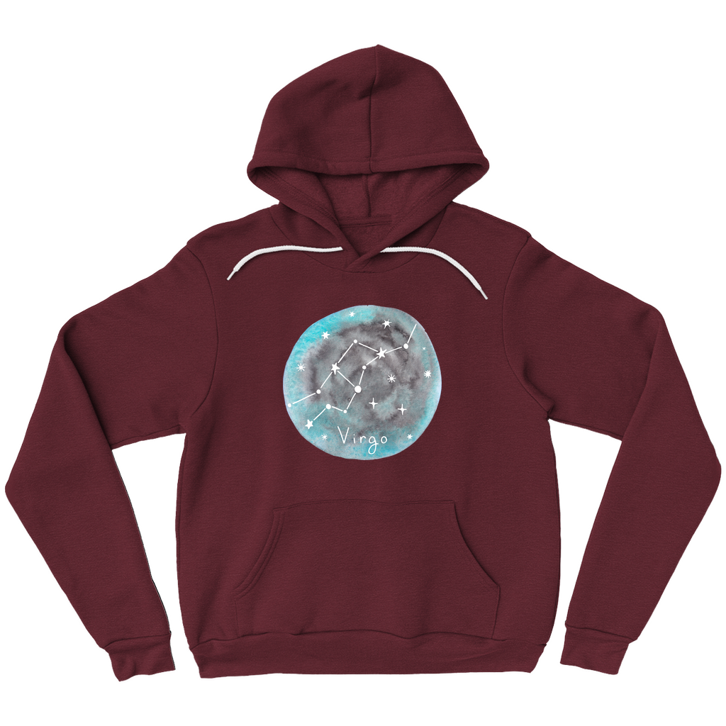 Pullover Hoodie-Virgo constellation