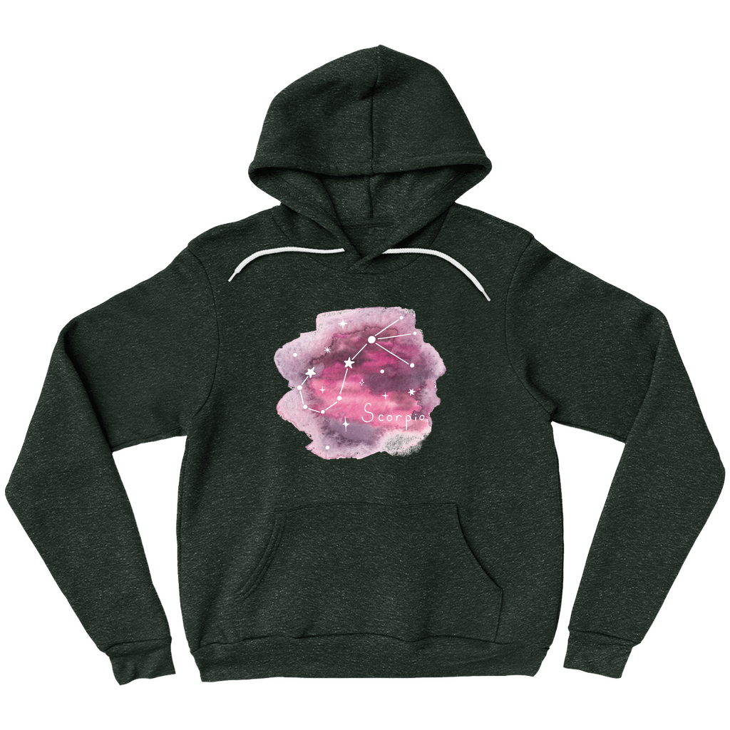 Pullover Hoodie-Scorpio constellation