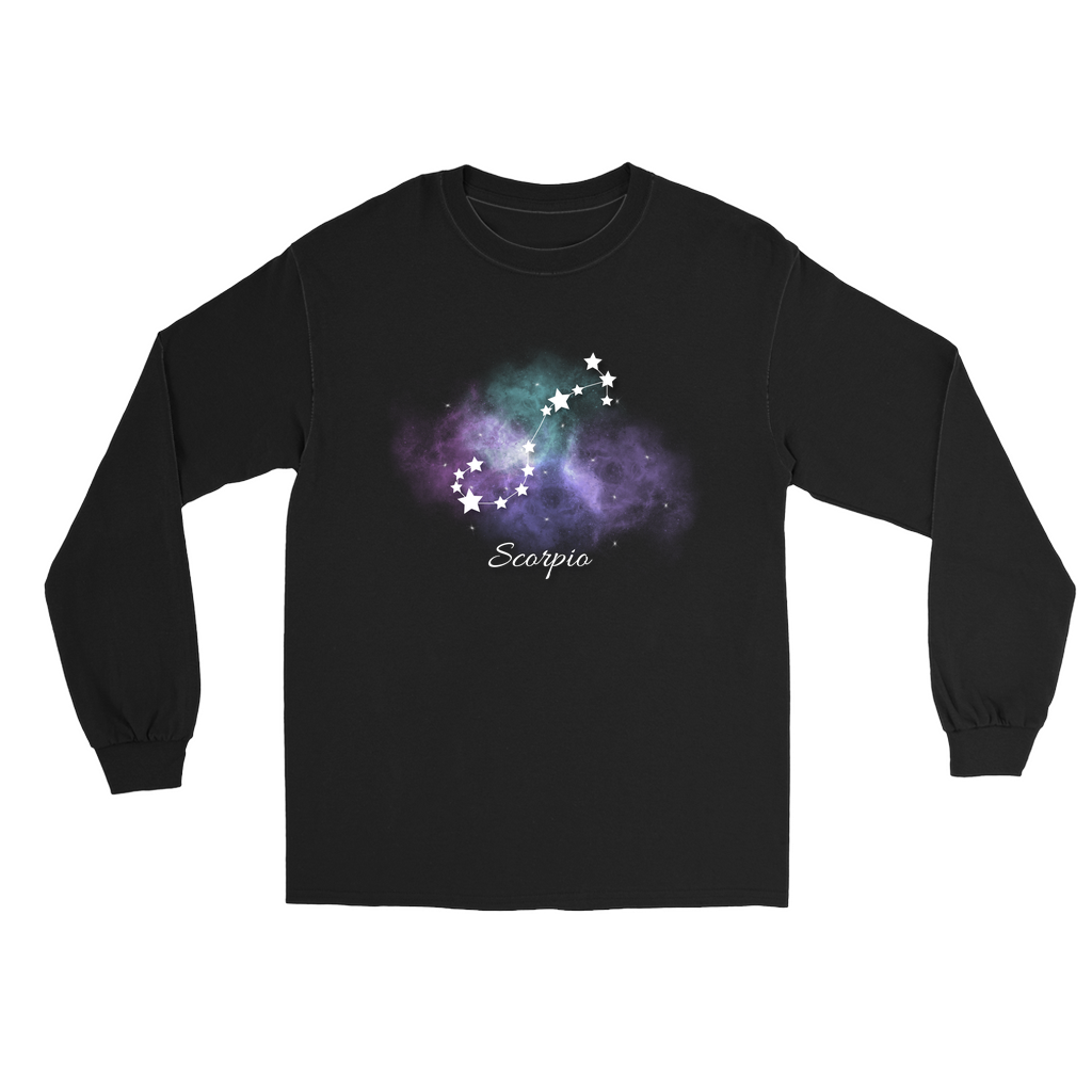 Constellation Long Sleeve Shirts-Scorpio
