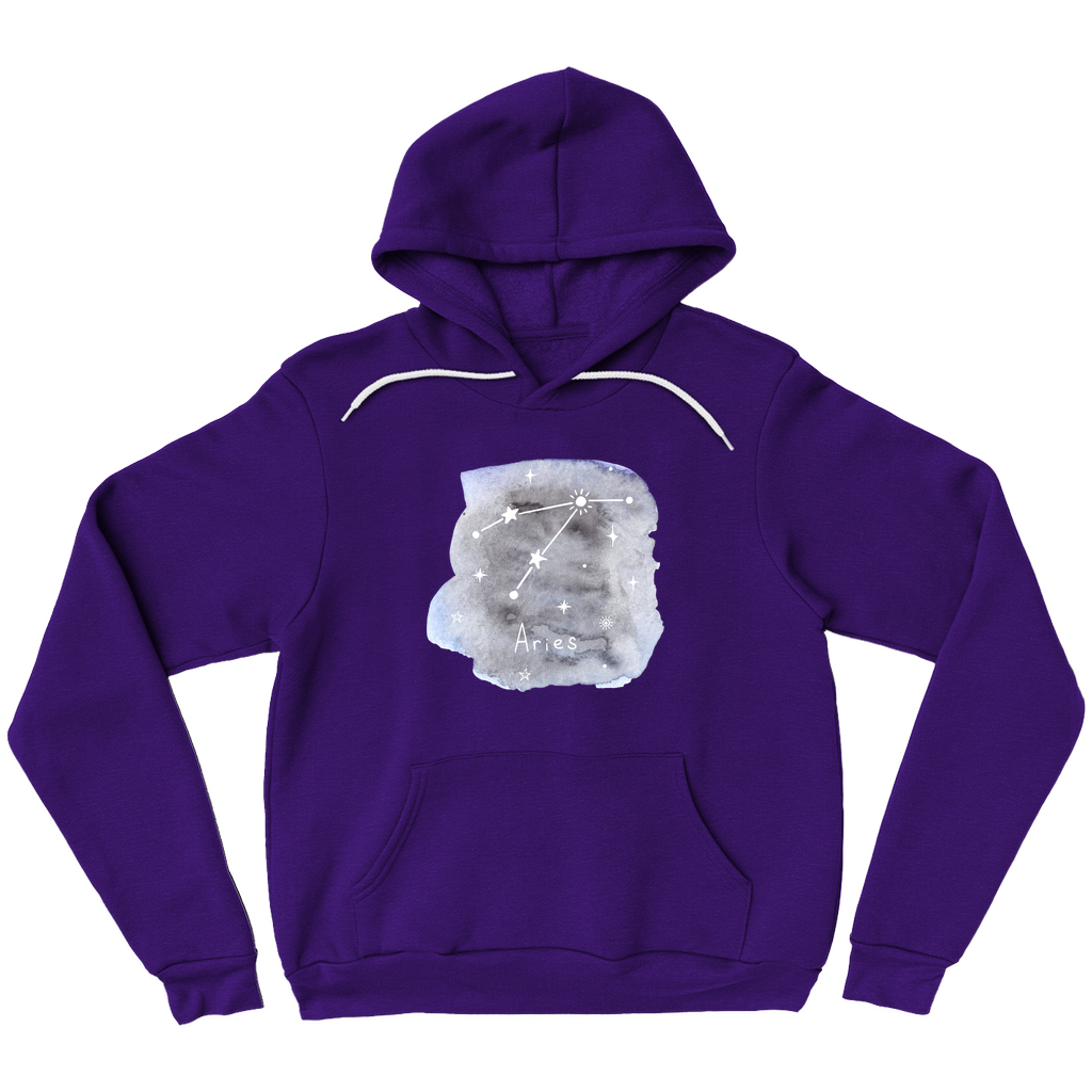 Pullover Hoodie-Aries constellation