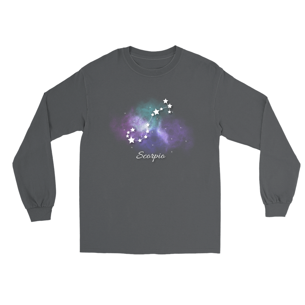 Constellation Long Sleeve Shirts-Scorpio
