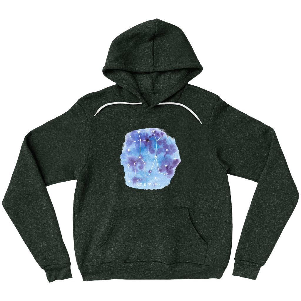 Pullover Hoodie-Gemini constellation