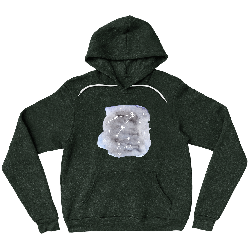 Pullover Hoodie-Aries constellation