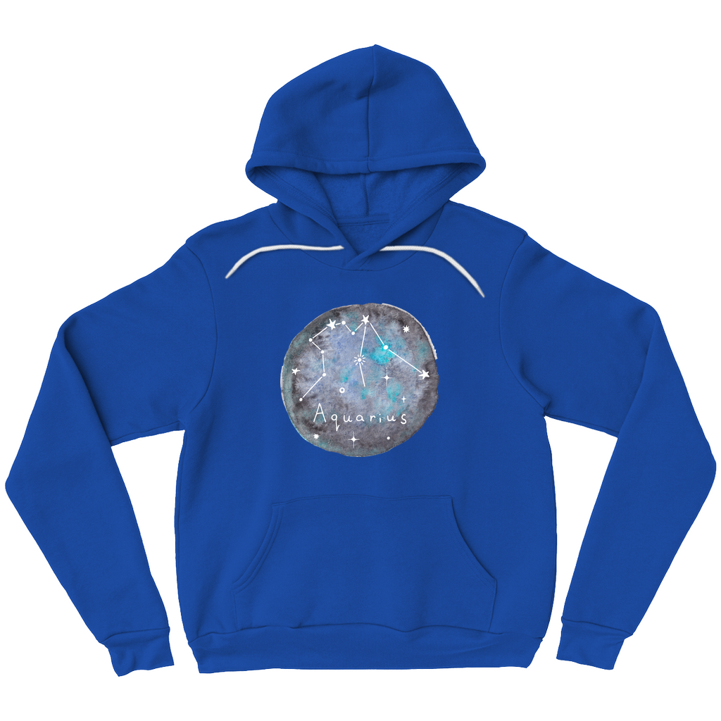 Pullover Hoodie-Aquarius constellation