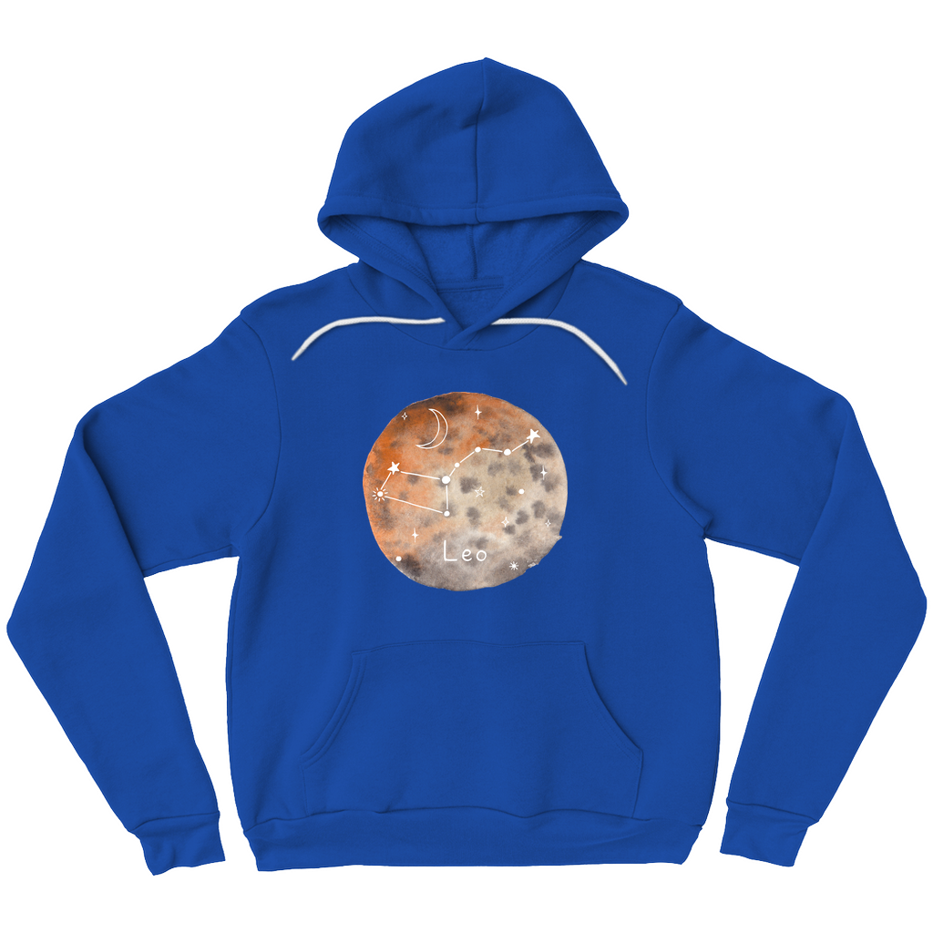 Pullover Hoodie-Leo constellation