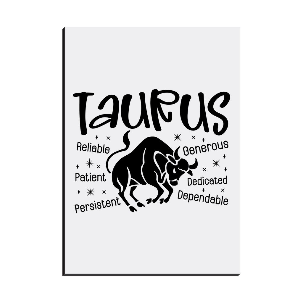 Easel Back Canvas-Taurus