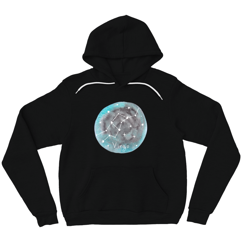 Pullover Hoodie-Virgo constellation