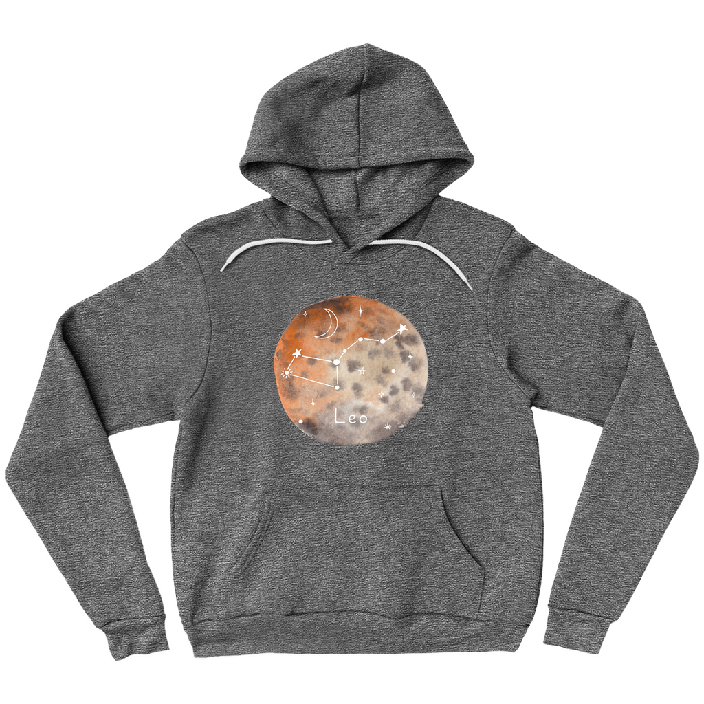 Pullover Hoodie-Leo constellation