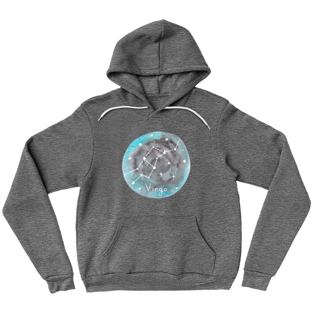 Pullover Hoodie-Virgo constellation