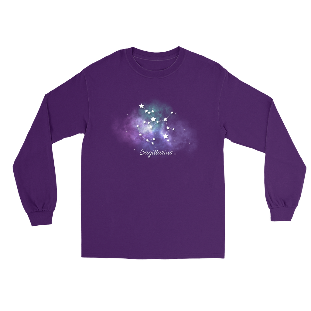 Constellation Long Sleeve Shirts-Sagittarius