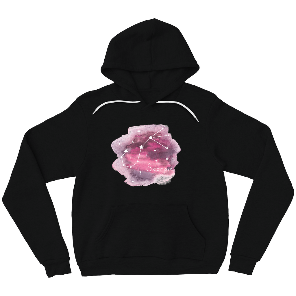 Pullover Hoodie-Scorpio constellation