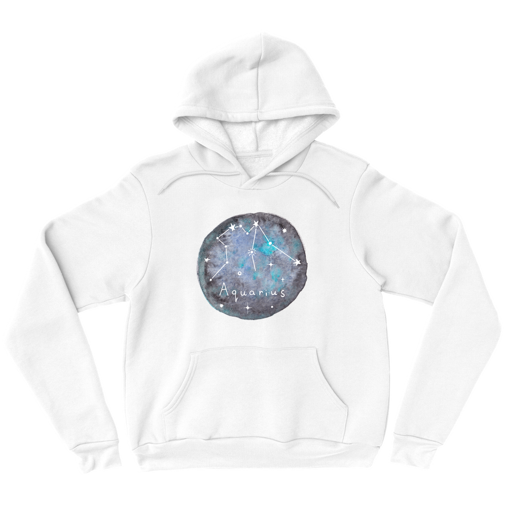 Pullover Hoodie-Aquarius constellation