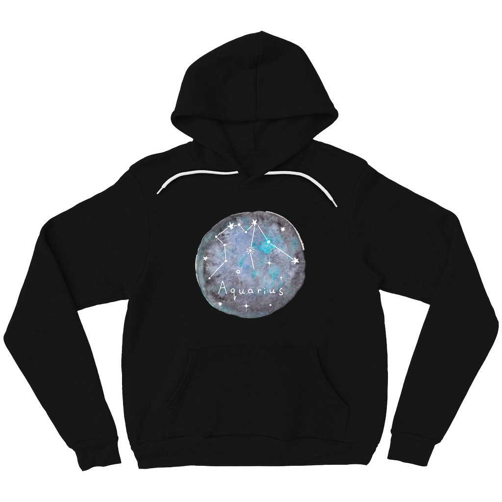 Pullover Hoodie-Aquarius constellation