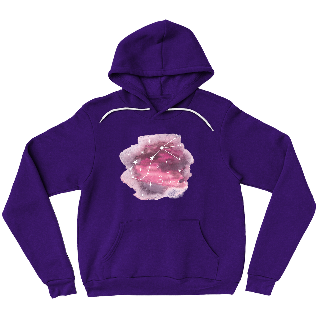 Pullover Hoodie-Scorpio constellation