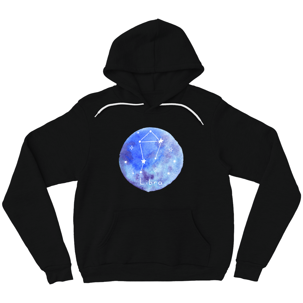 Pullover Hoodie-Libra constellation