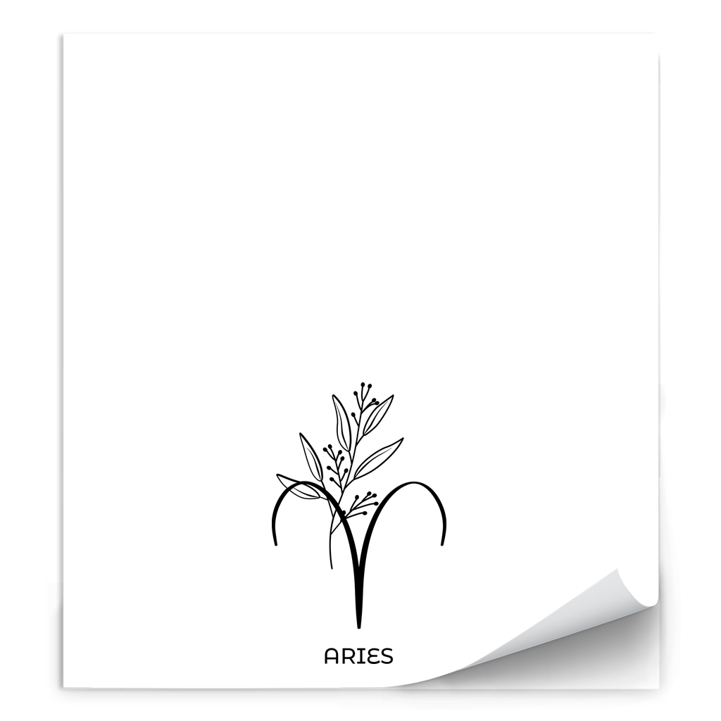 Photo Notepads-Aries