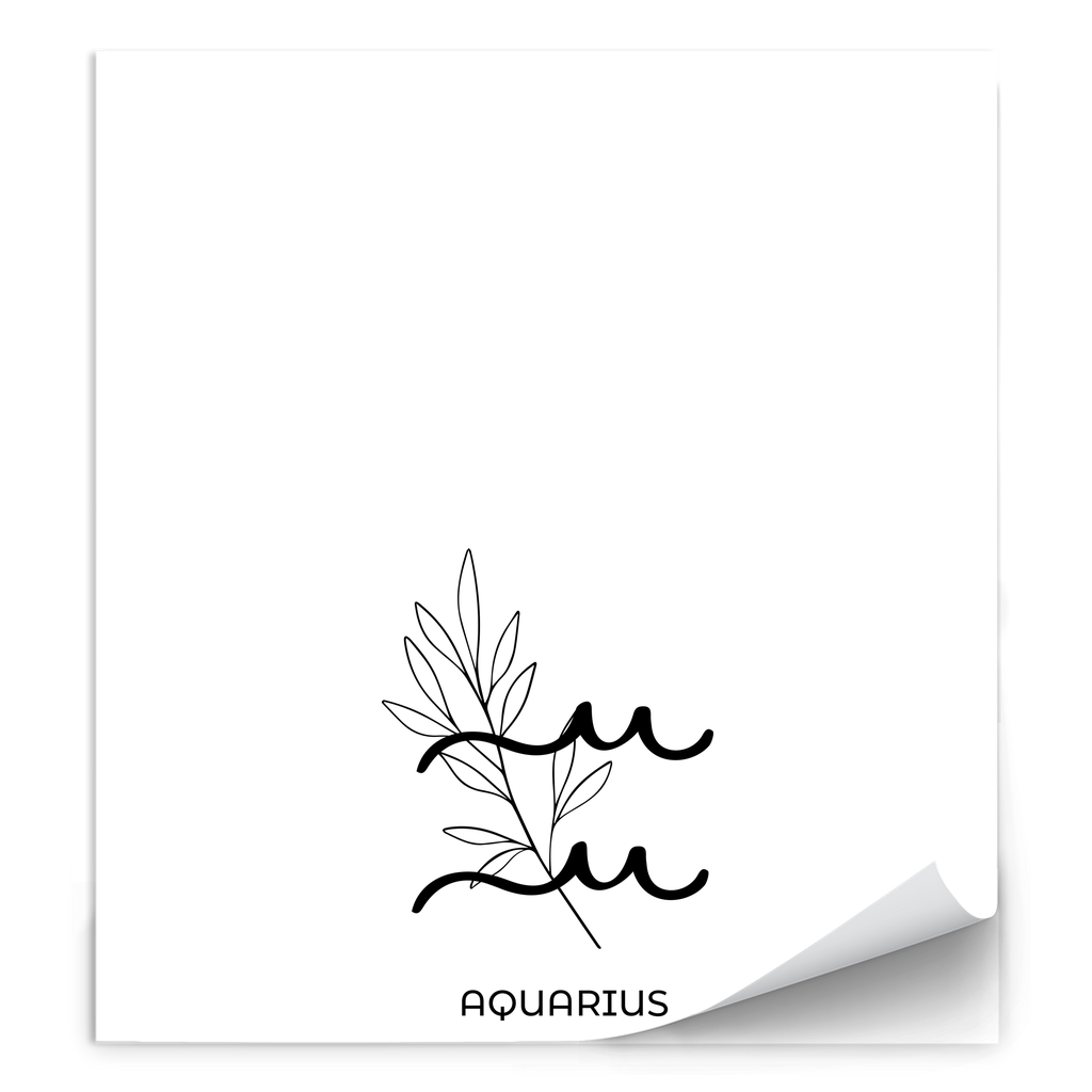 Photo Notepads-Aquarius