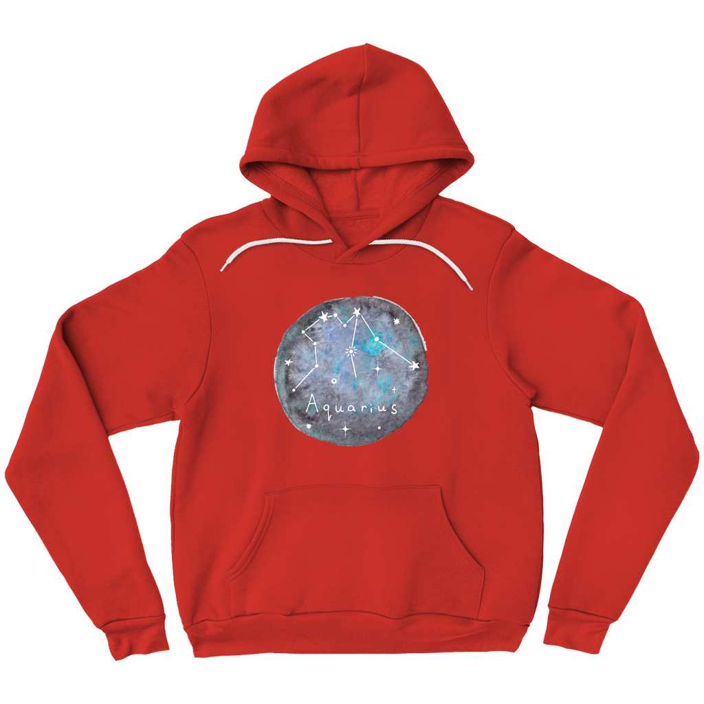 Pullover Hoodie-Aquarius constellation