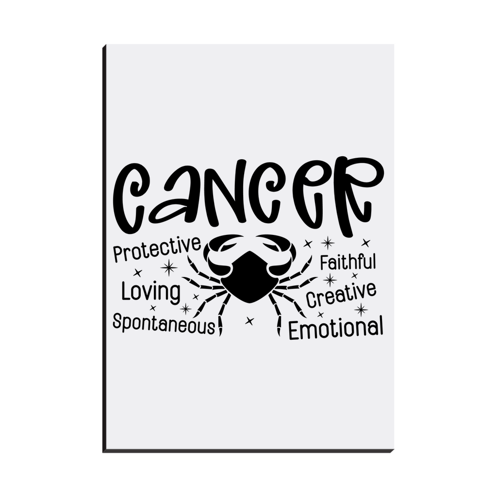 Easel Back Canvas- Cancer
