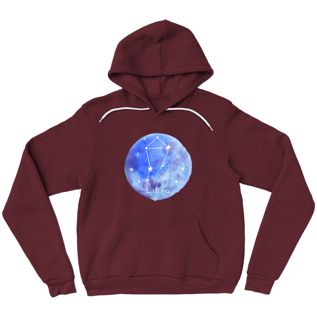 Pullover Hoodie-Libra constellation