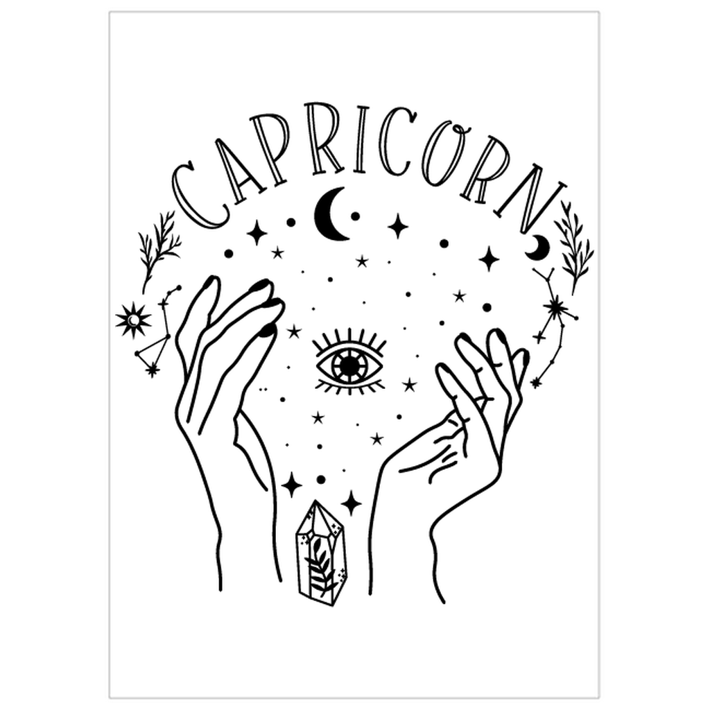 Flat Cards-Capricorn