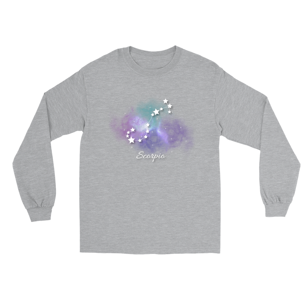 Constellation Long Sleeve Shirts-Scorpio