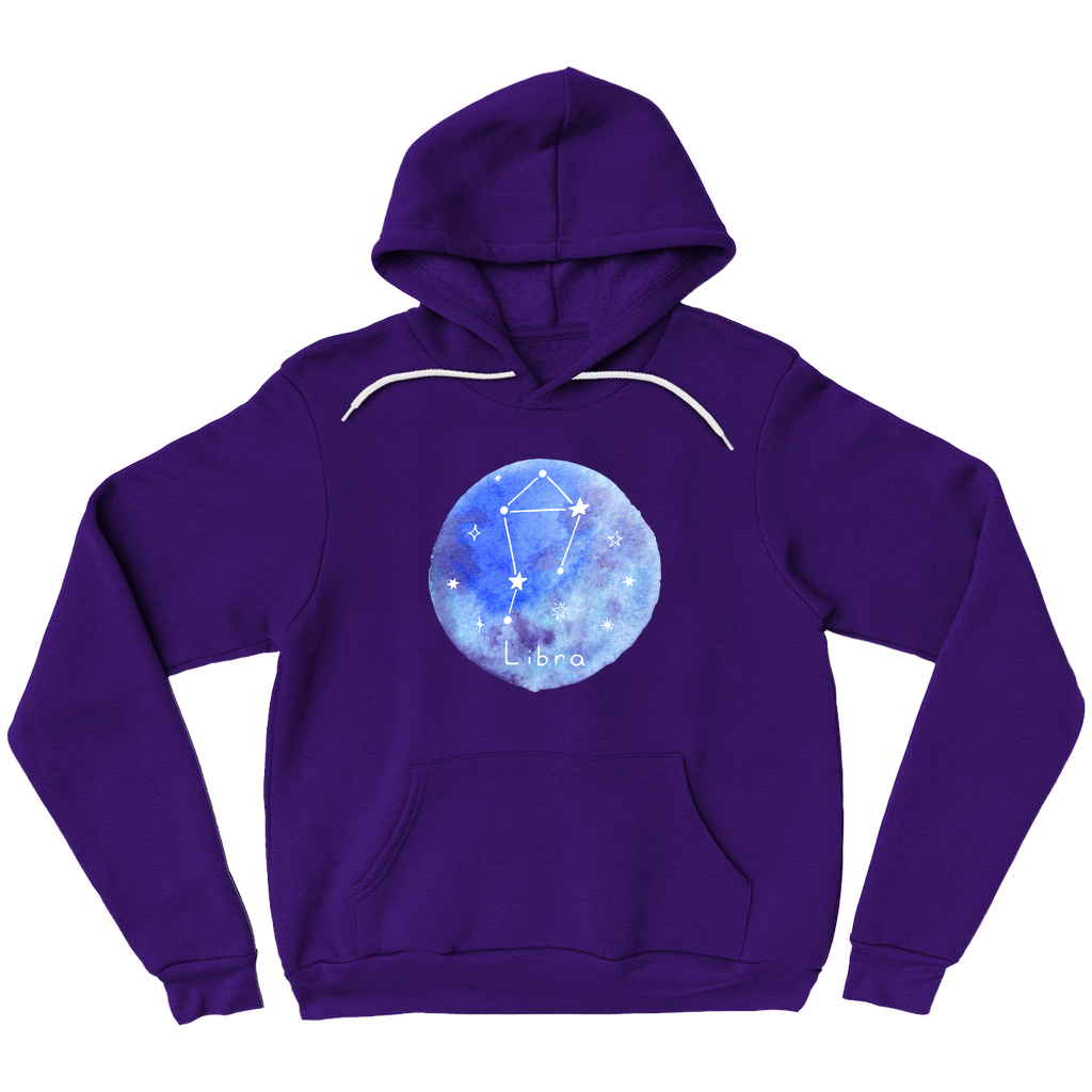 Pullover Hoodie-Libra constellation