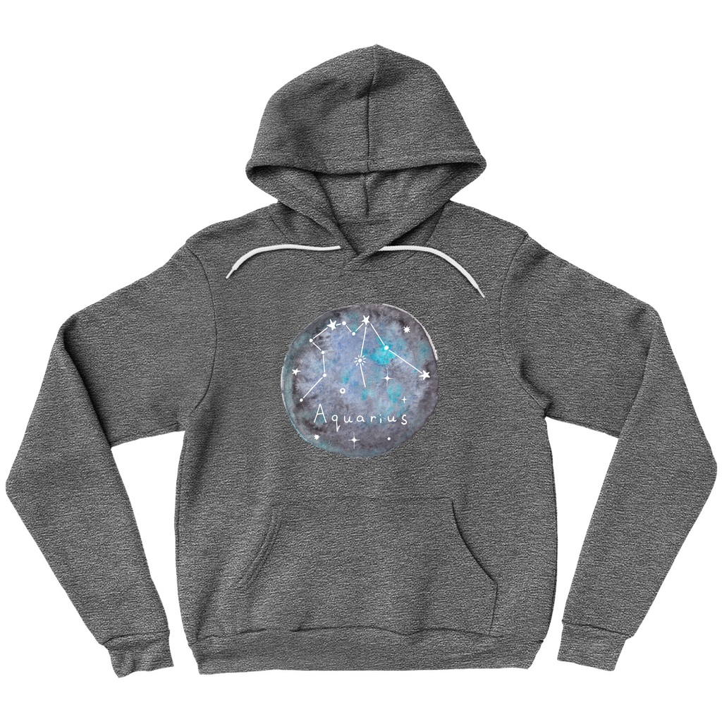 Pullover Hoodie-Aquarius constellation