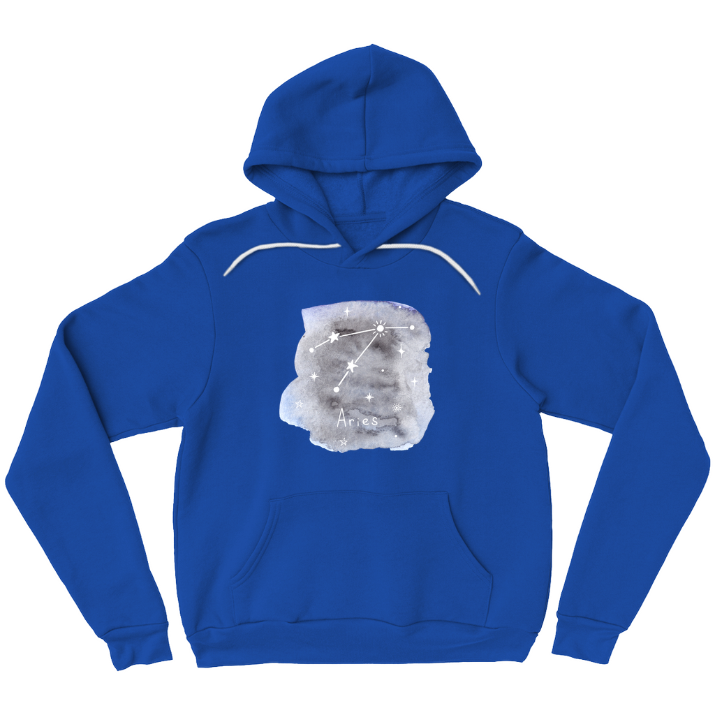 Pullover Hoodie-Aries constellation