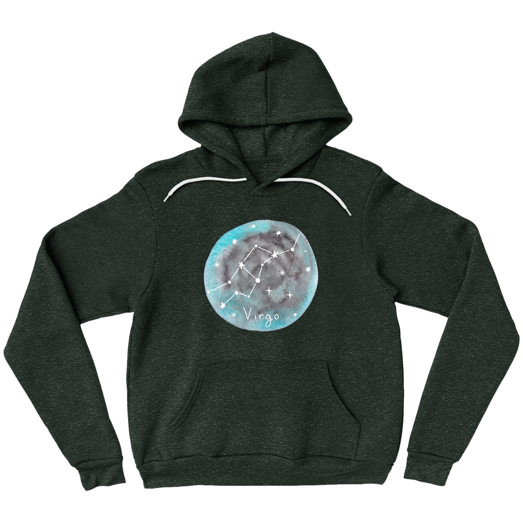 Pullover Hoodie-Virgo constellation