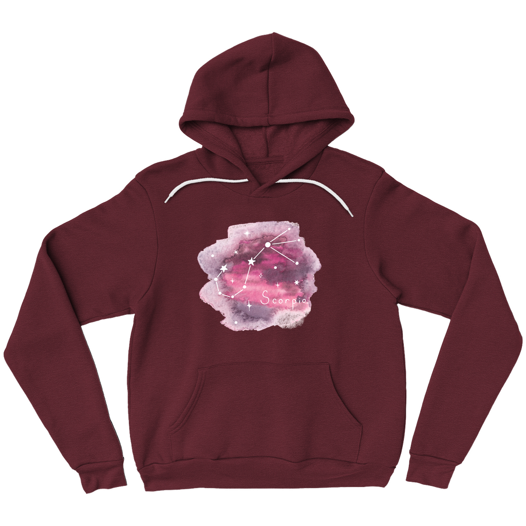Pullover Hoodie-Scorpio constellation