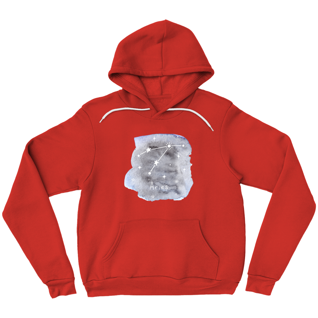 Pullover Hoodie-Aries constellation