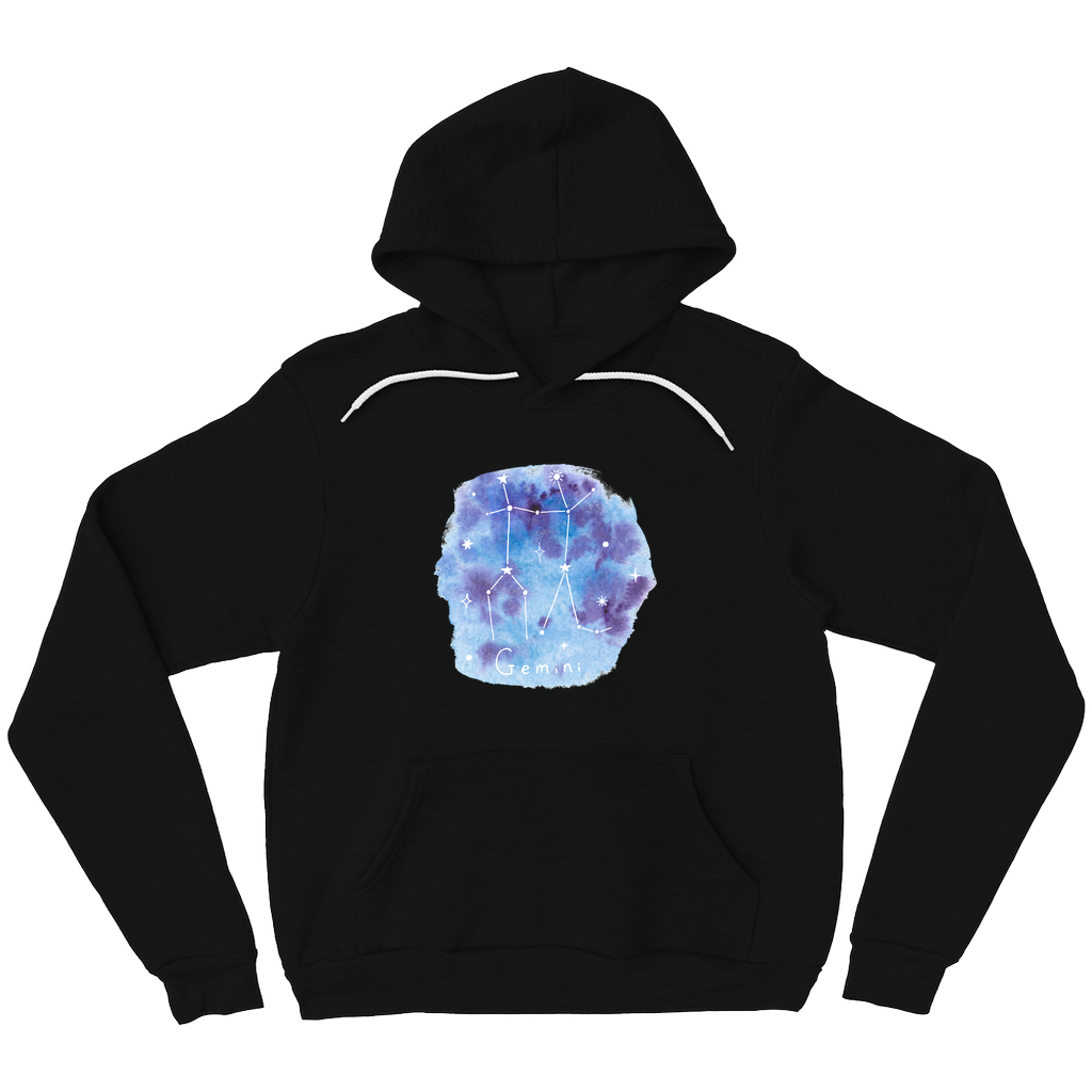Pullover Hoodie-Gemini constellation