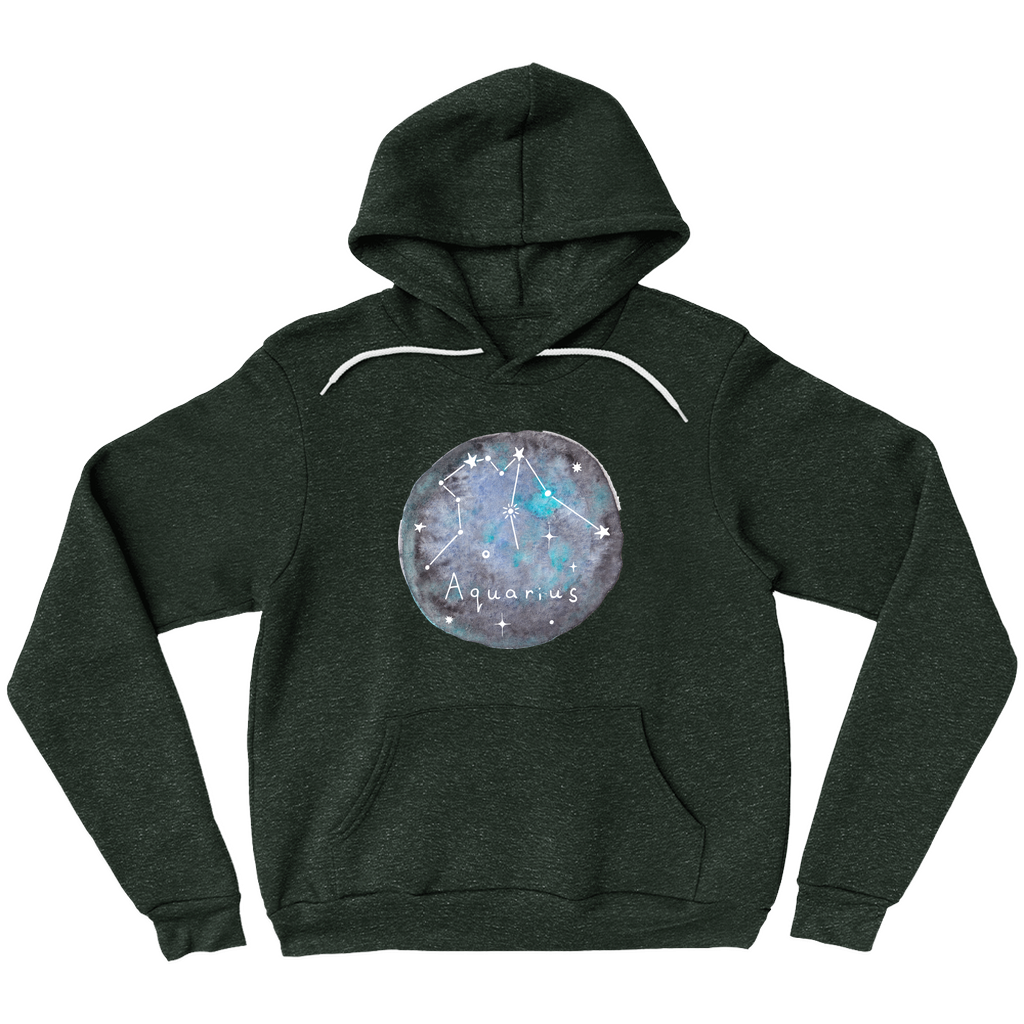 Pullover Hoodie-Aquarius constellation