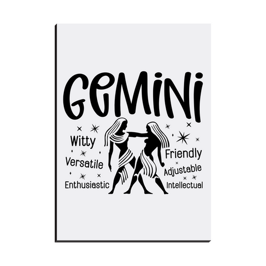 Easel Back Canvas-Gemini