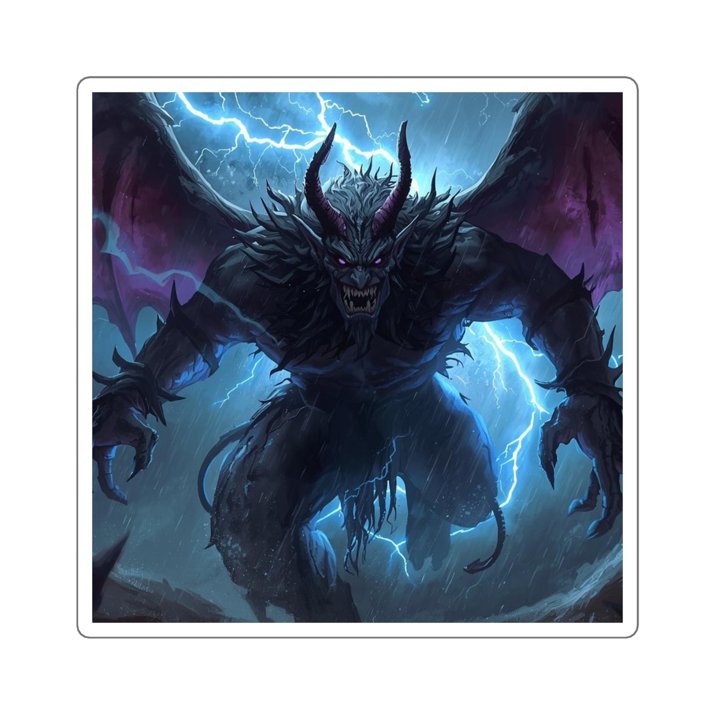 Celestial Cryptid Sticker — Jersey Devil