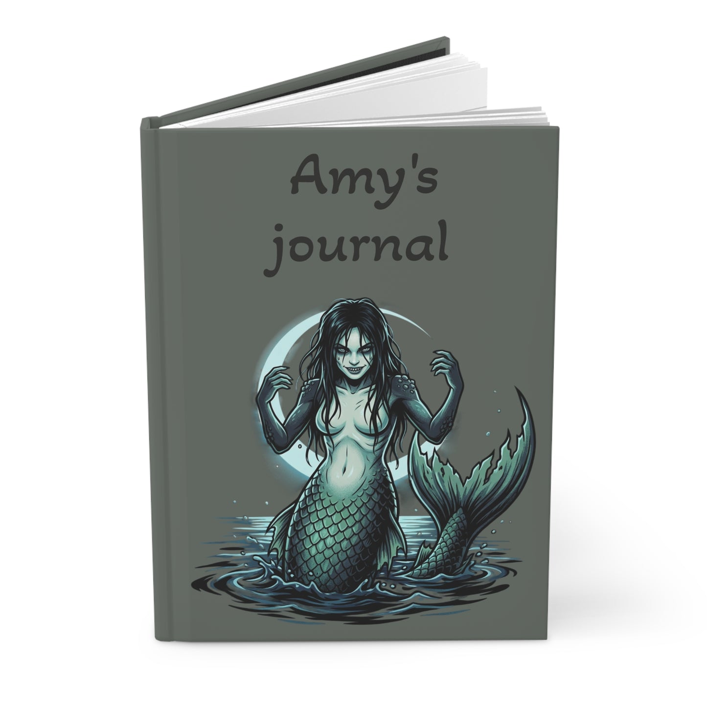 Hardcover Journal Matte- Mermaid