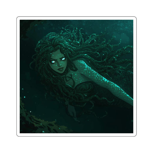Celestial Cryptid Sticker — Mermaid