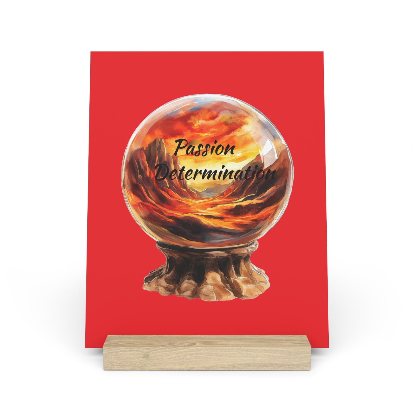 Gallery Board-Crystal ball Red mountain