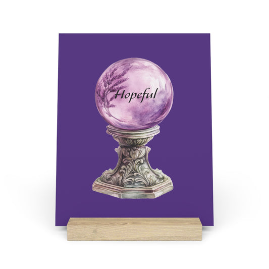 Gallery Board-Crystal ball Purple