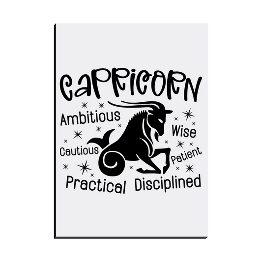Easel Back Canvas-Capricorn